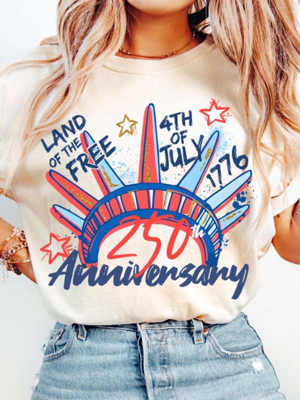 250th Anniversary Shirt for 4th of July TShirt for Independence Day Tee
